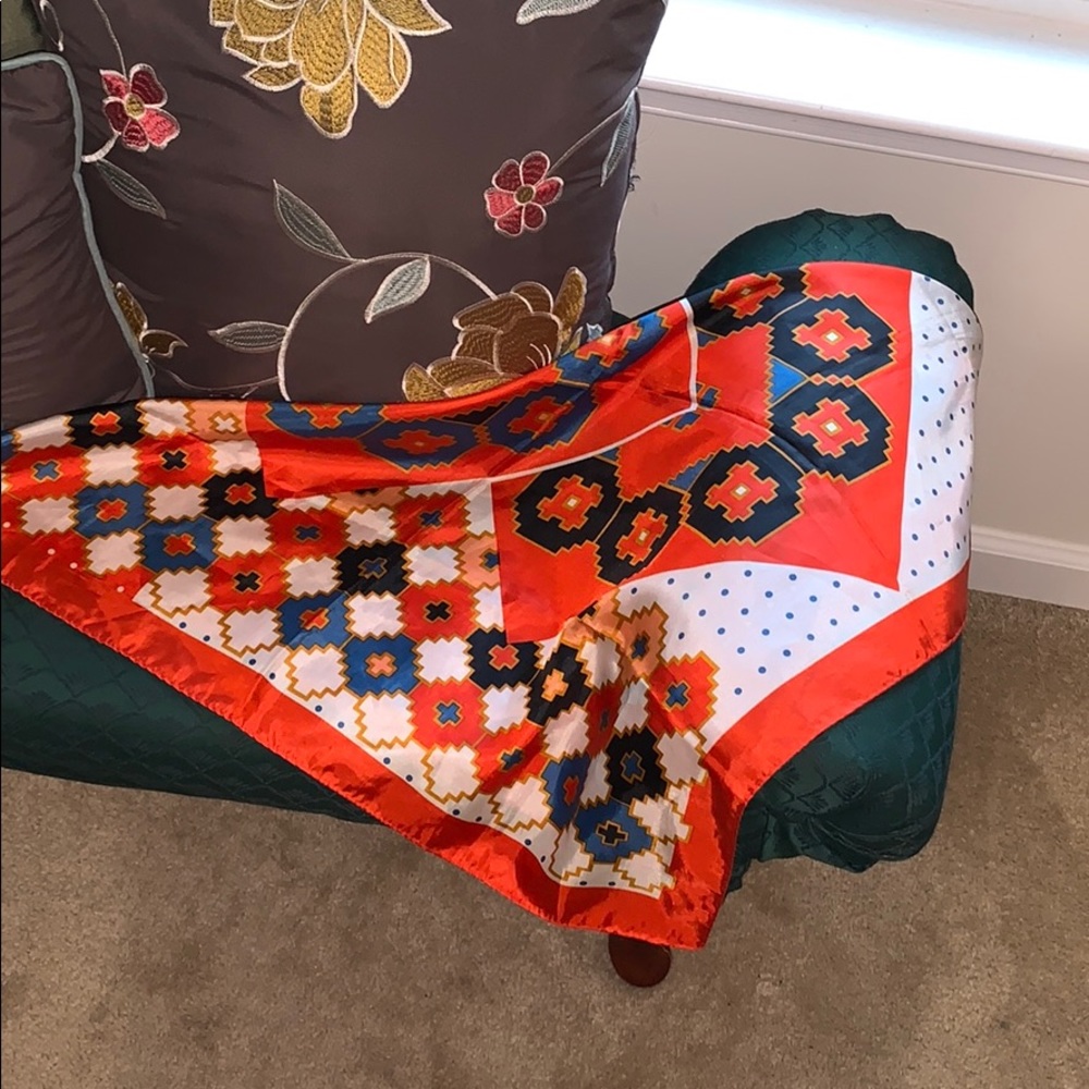 Vintage women’s silk scarf